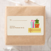 ギフトボックスの積み重ね ラベル (インサイチュ)