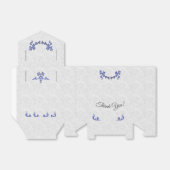 ギフトボックスカスタマイズ-  – 青いリボンデザイン フェイバーボックス (折り畳みなし)