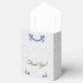 ギフトボックスカスタマイズ-  – 青いリボンデザイン フェイバーボックス (オープン)