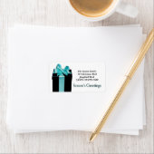 ギフトボックスシーズンズグリーティング住所 シール (インサイチュ)