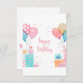 ギフトボックスハッピーバースデー (正面/裏面)