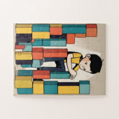 ギフトボックス付きキッズジグソーパズル ジグソーパズル (横)