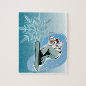 ギフトボックス付きスノーボードパズル ジグソーパズル (縦)