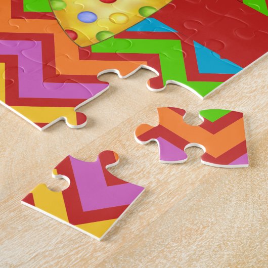 ギフトボックス付きピエロパズル用アルファベットC ジグソーパズル (側面)