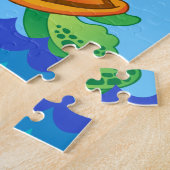 ギフトボックス付き亀パズル用アルファベットT ジグソーパズル (側面)