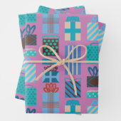 ギフトボックス包装紙 ラッピングペーパーシート (インサイチュ)