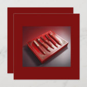 ギフトボックス及び5個ユニークのボールペン (正面/裏面)