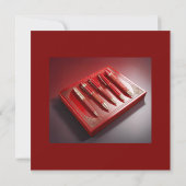 ギフトボックス及び5個ユニークのボールペン (裏面)