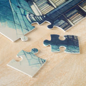 ギフトボックス古いライブラリを持つパズル ジグソーパズル (側面)