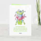 ギフトボックス誕生日カード カード (裏面)