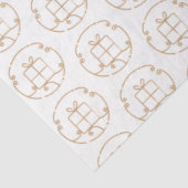 ギフトボックス金ゴールドイラストレーション 薄葉紙 (詳細)