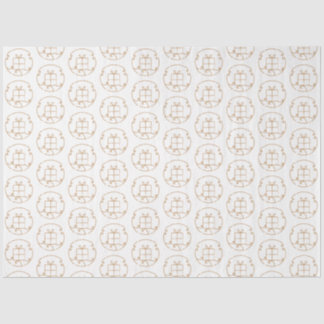 ギフトボックス金ゴールドイラストレーション 薄葉紙