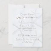 ギフトボックス青いヒトデのシャワー招待状 招待状 (裏面)