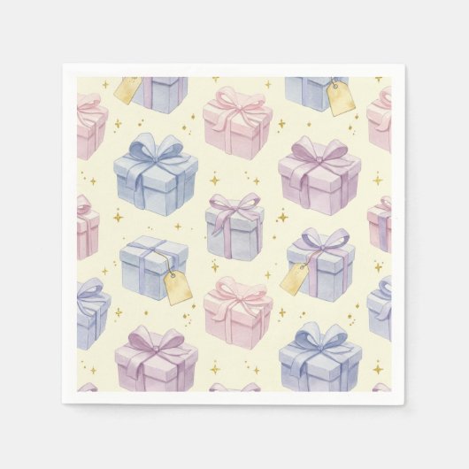 ギフトボックス、Natasha Us スタンダードカクテルナプキン (正面)