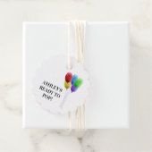 ギフトポップ・アートのラベル、バルーンギフトラベル、ポップコーン フェイバータグ (インサイチュ)