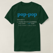 ギフトポップ・アートの祖父の日ポップポップ Tシャツ (デザイン正面)