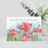 ギフトポピー誕生日ありがとう サンキューカード (スタンド正面)