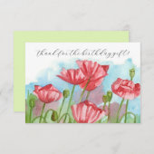 ギフトポピー誕生日ありがとう サンキューカード (正面/裏面)