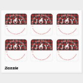 ギフトメリーラベルから喜びを非常に助ける スクエアシール (シート)