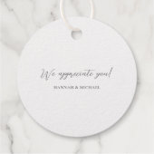 ギフトモダンフォイルラウンドありがとう フェイバータグ (裏面)