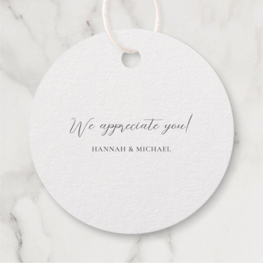 ギフトモダンフォイルラウンドありがとう フェイバータグ (裏面)