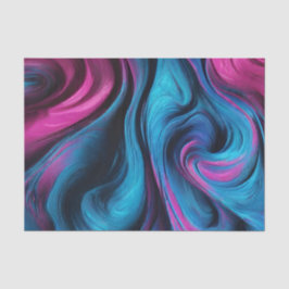 ギフトモダンラッピングブルーとピンク –  薄葉紙