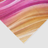 ギフトモダンラッピング – ピンクオレンジ黄色 –  薄葉紙 (詳細)