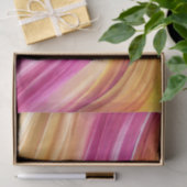 ギフトモダンラッピング – ピンクオレンジ黄色 –  薄葉紙 (ギフト)