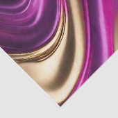 ギフトモダンラッピング – 明るい赤紫色紫と金ゴールド- 薄葉紙 (詳細)