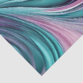 ギフトモダンラッピング – 紫とティール（緑がかった色）= 薄葉紙 (詳細)