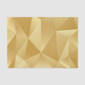 ギフトモダンラップの幾何学的金ゴールドティッシュペーパー 薄葉紙 (正面)
