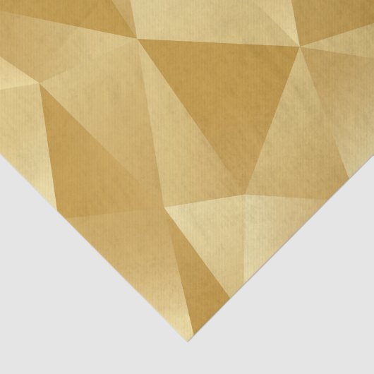 ギフトモダンラップの幾何学的金ゴールドティッシュペーパー 薄葉紙 (詳細)
