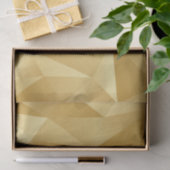 ギフトモダンラップの幾何学的金ゴールドティッシュペーパー 薄葉紙 (ギフト)