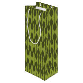 ギフトモダンラップ |アボカドのドロップ ワインギフトバッグ (裏面アングル)