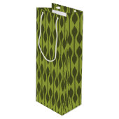 ギフトモダンラップ |アボカドのドロップ ワインギフトバッグ (正面アングル)