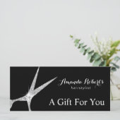 ギフトモダン券シルバーシザーヘアサロン (スタンド正面)