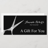 ギフトモダン券シルバーシザーヘアサロン (正面/裏面)