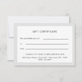 ギフトモダン券フラットカード (裏面)