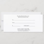 ギフトモダン券 (裏面)