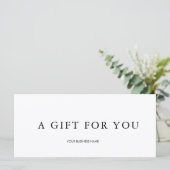 ギフトモダン券 (スタンド正面)