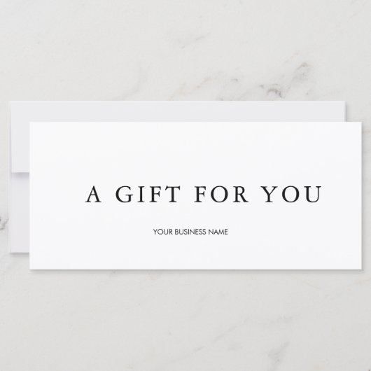 ギフトモダン券 (正面)