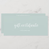ギフトモダン券 (正面/裏面)