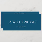 ギフトモダン券 (正面/裏面)