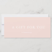 ギフトモダン券 (正面)