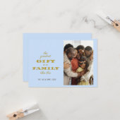 ギフトモダン家族のもっとも偉大クリスマスグリーティング カード (正面/裏面インサイチュ)