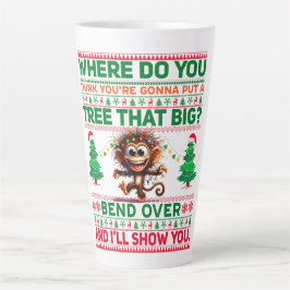 ギフトモンキーのクリスマスメリークリスマス カフェラテマグ