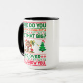 ギフトモンキーのクリスマスメリークリスマス マグカップ (正面左)