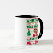 ギフトモンキーのクリスマスメリークリスマス マグカップ (正面右)