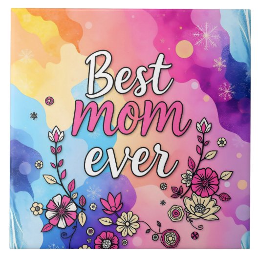 ギフトラグジュアリーフローラトレンディー タイル (正面)