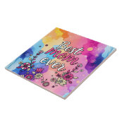 ギフトラグジュアリーフローラトレンディー タイル (側面)